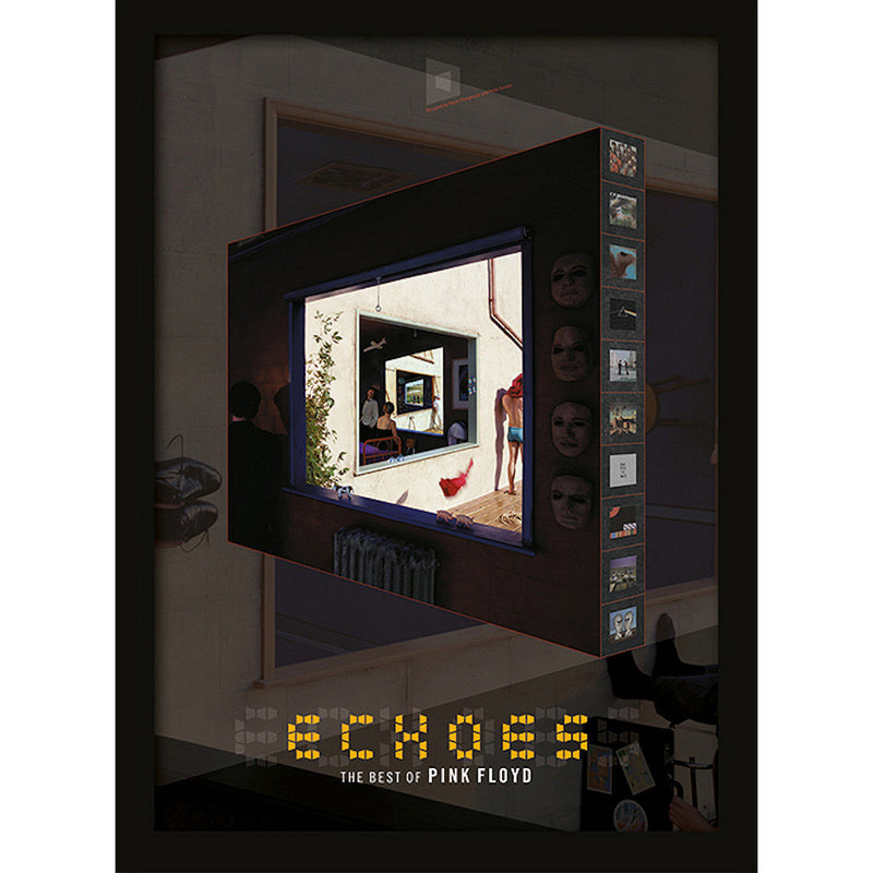 PINK FLOYD - Official Echoes / Framed Print