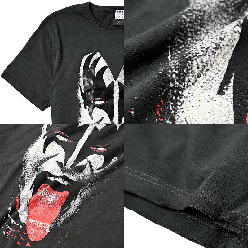 KISS - Official [World Limited 500 Pieces Foil Print Special Specification] Gene Simmons / Amplified (Brand) / T-Shirt / Men's