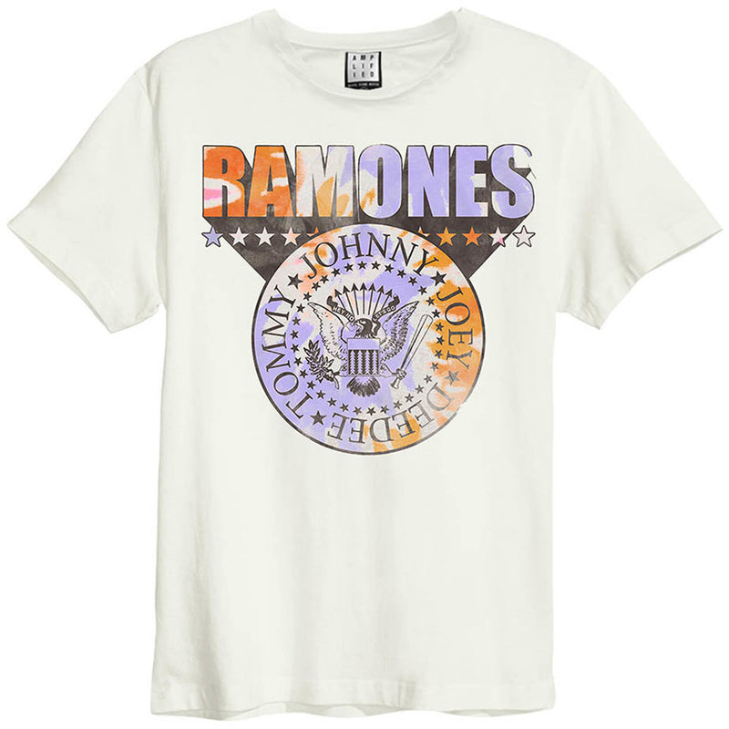 RAMONES - Official Tie Dye Shield / Amplified (Brand) / T-Shirt / Men's