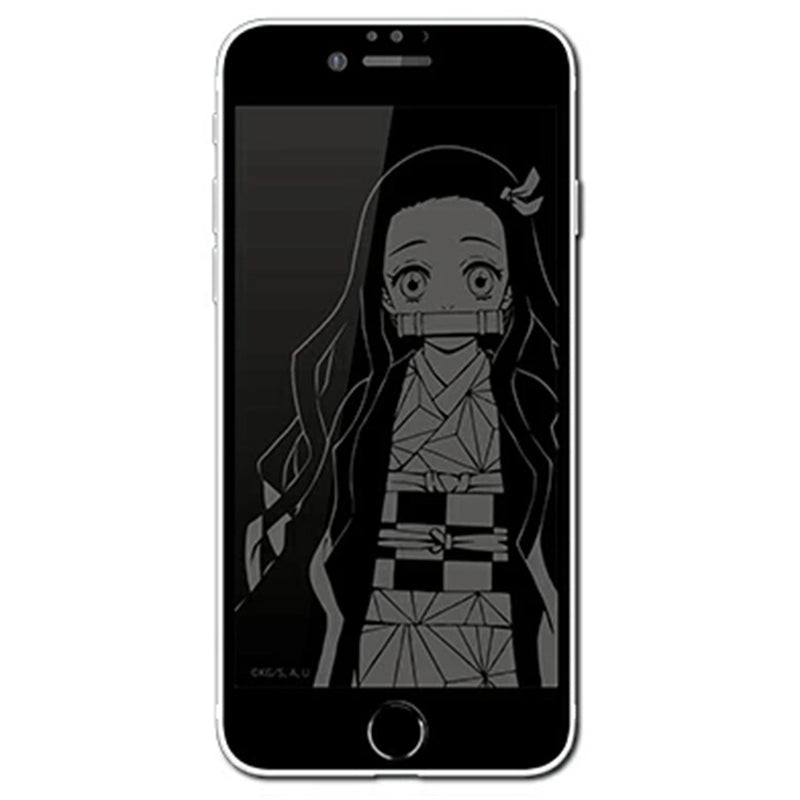 DEMON SLAYER - Official Nezuko Kamado / Iphonese (Second Generation) Corresponding Glass Screen Protector / Smartphone Accessories