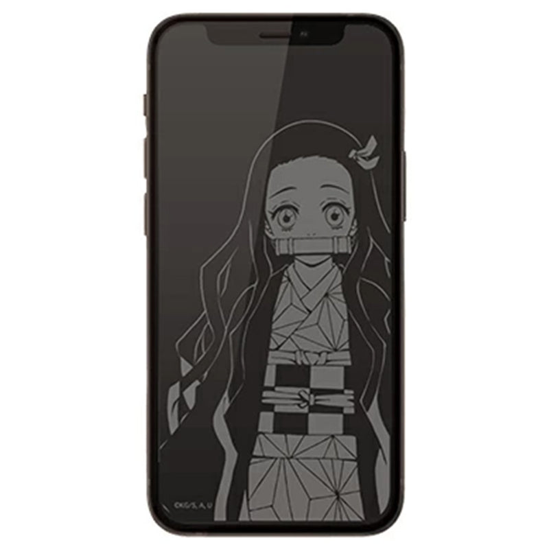 DEMON SLAYER - Official Nezuko Kamado / Iphone12 Mini Corresponding Glass Screen Protector / Smartphone Accessories