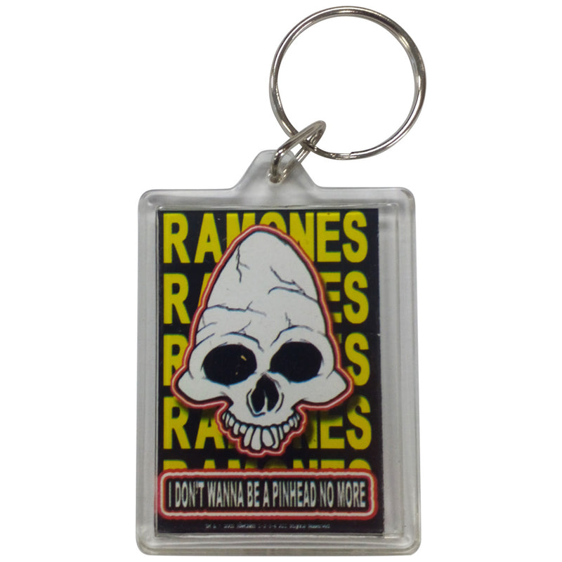 RAMONES - Official I Do Not Wanna Be A Pinhead / keychain