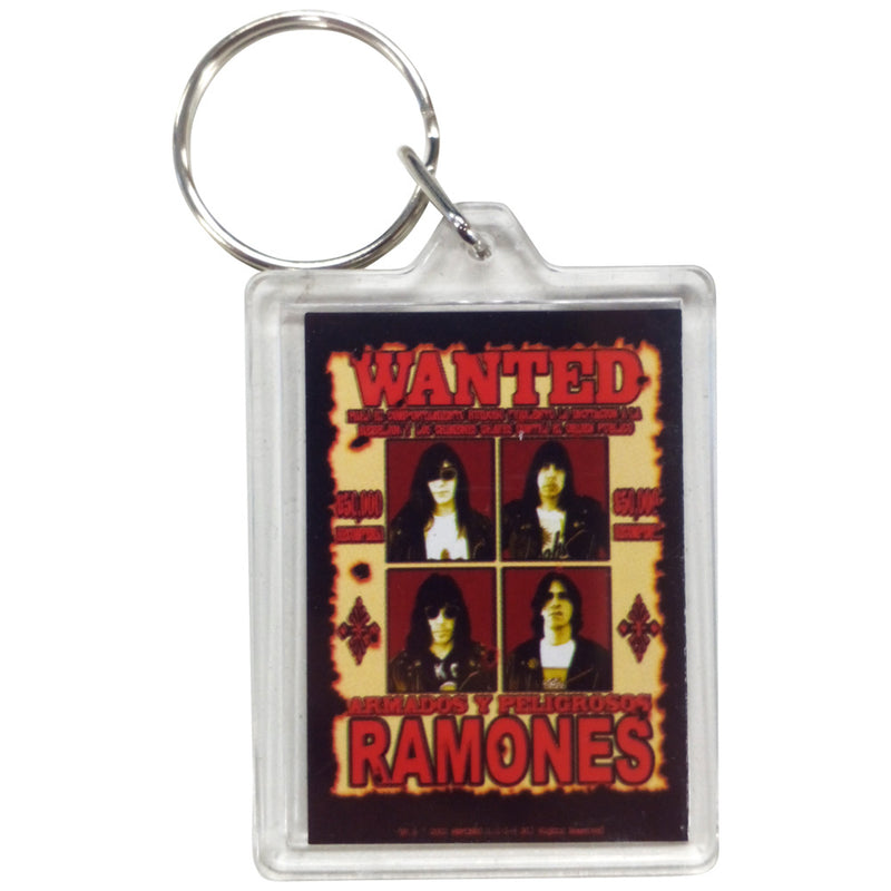 RAMONES - Official Wanted / keychain