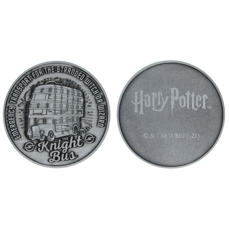 HARRY POTTER - Official Knight Bus Medallion / Limited Edition 9995 / Coin
