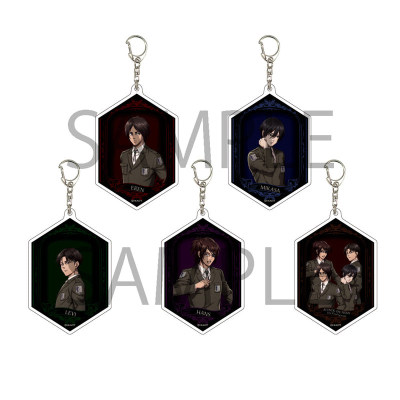 ATTACK ON TITAN - Official Acrylic Key Chain 08 / Set Of 5 / Box / keychain