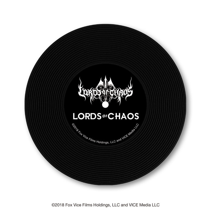 MAYHEM - Official Lord Of Chaos Record Coaster / Coaster