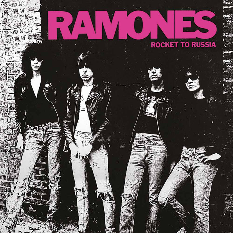 RAMONES - Official Rocket To Russia / Canvas Print Wooden Frame (40 × 40 × 2.5Cm) / Framed Print