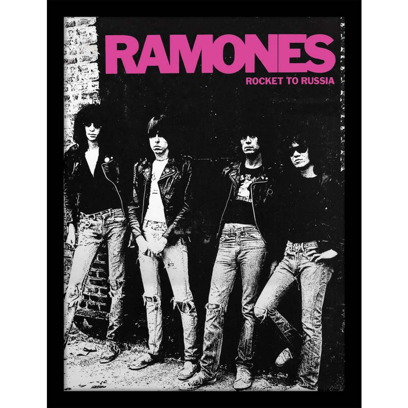 RAMONES - Official Rocket To Russia / Framed Print