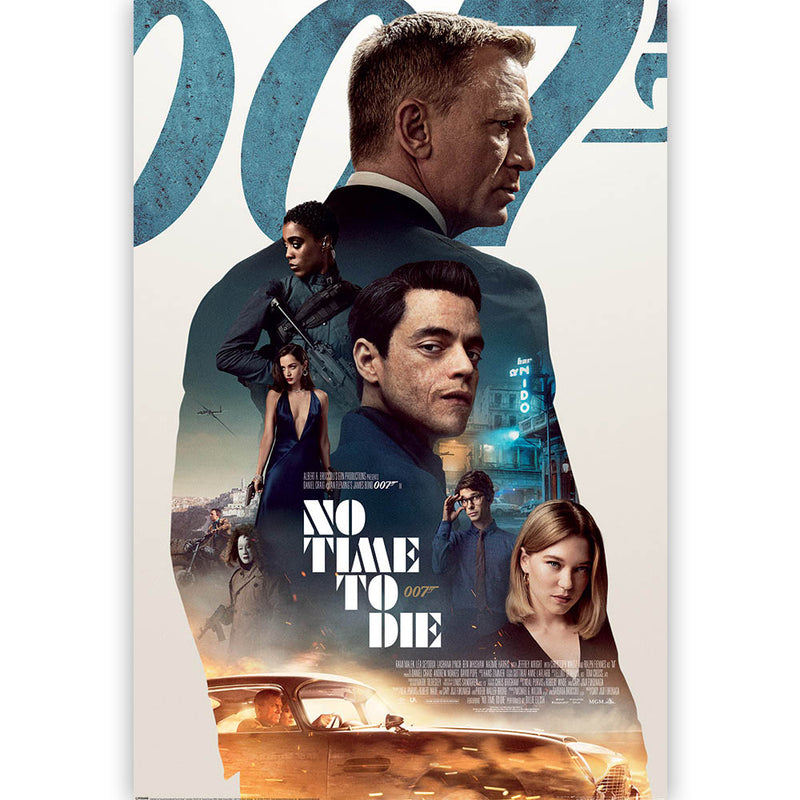 JAMES BOND - Official No Time To Die / Profile / Poster