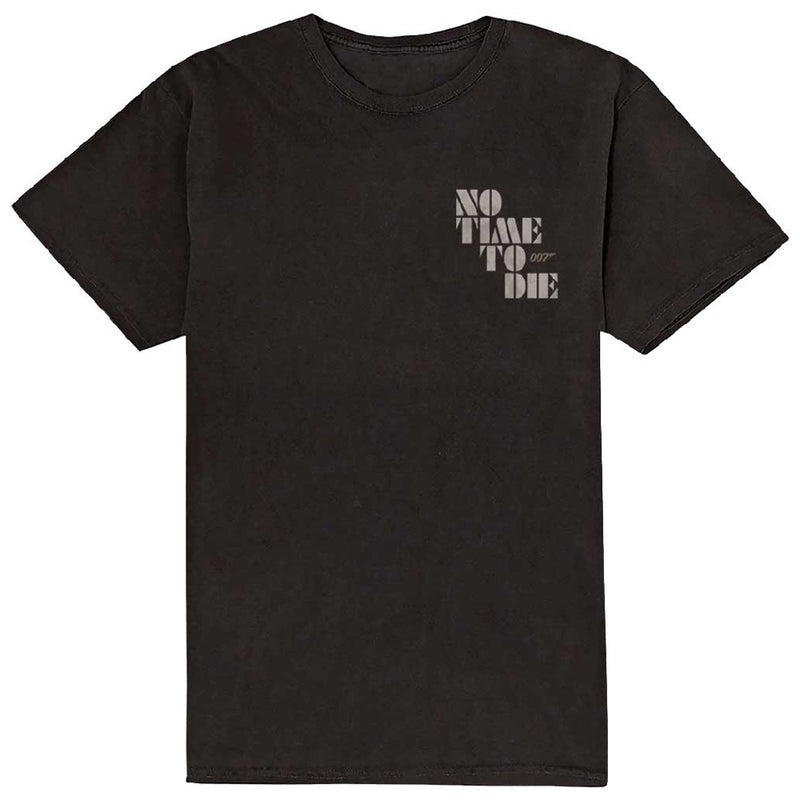 JAMES BOND - Official No Time To Die & Logo / T-Shirt / Men's