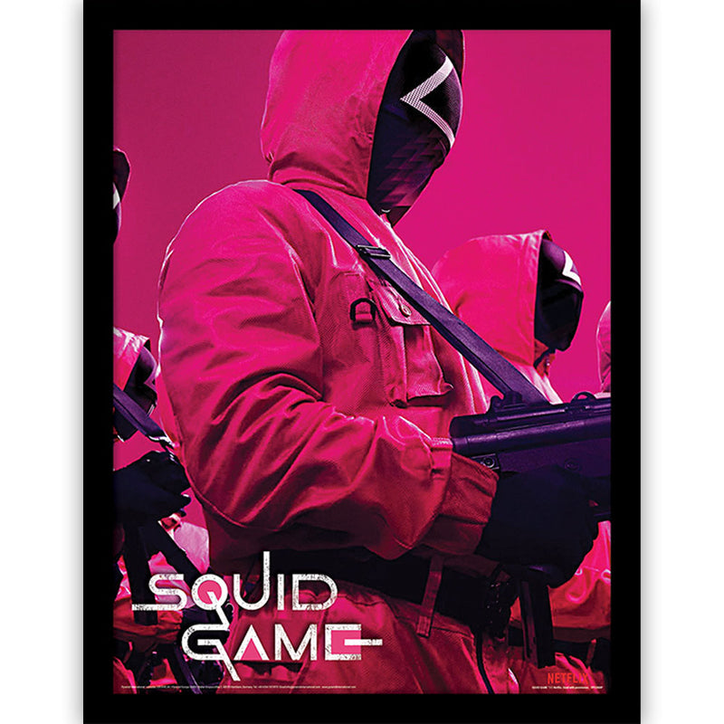 SQUID GAME - Official Troops / Framed Print