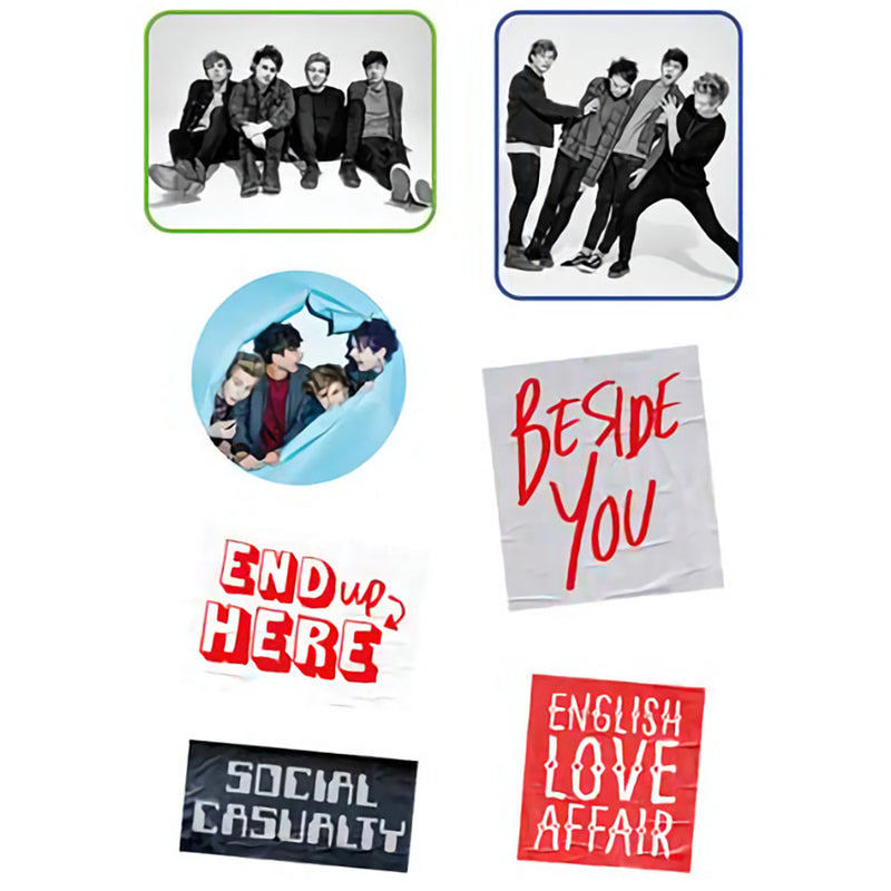 5 SECONDS OF SUMMER - Official Band / Sticker