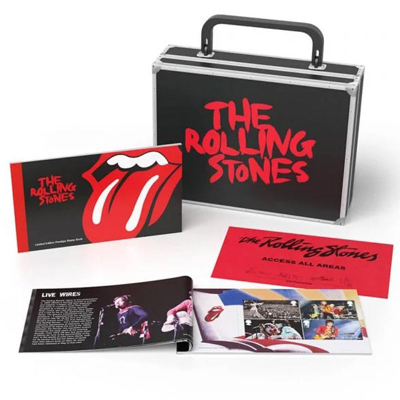 ROLLING STONES - Official Prestige Stamp Book / Limited To 5000 Pieces Worldwide / Stamps & Letters