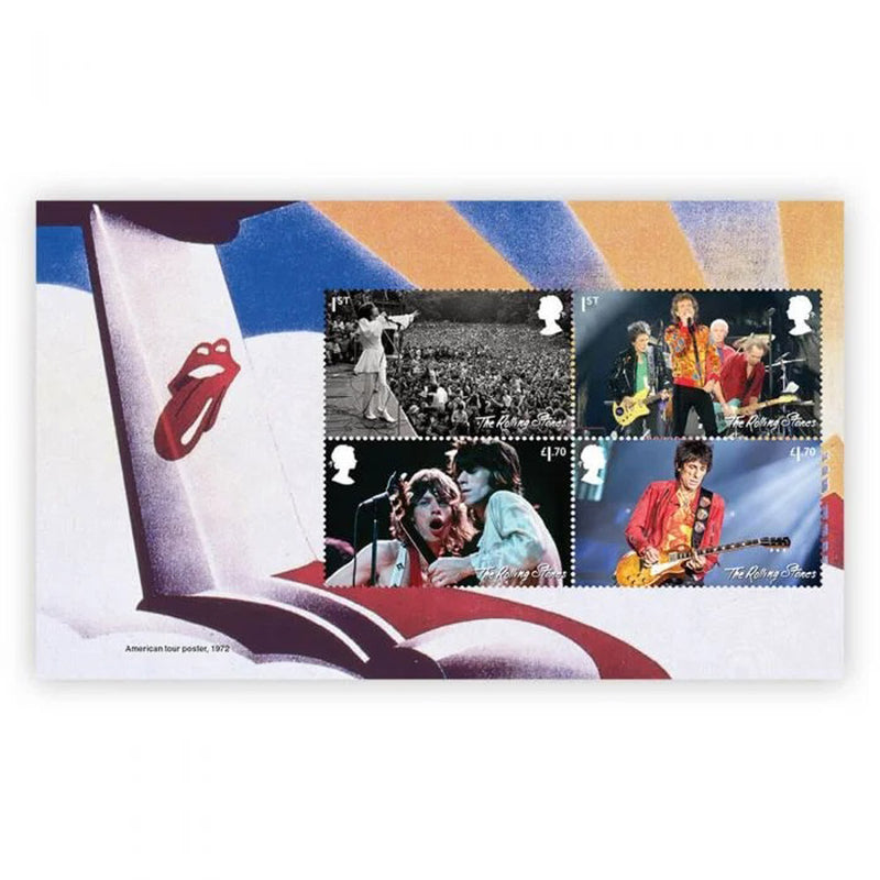 ROLLING STONES - Official Prestige Stamp Book / Stamps & Letters