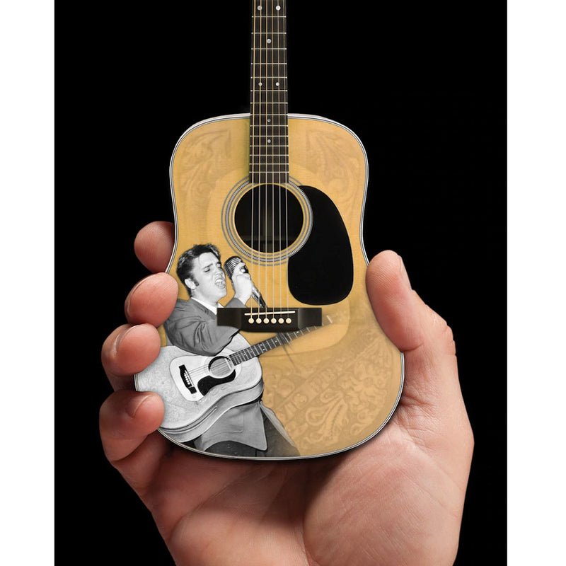 ELVIS PRESLEY - Official Elvis 55 Tribute Acoustic / Miniature Musical Instrument