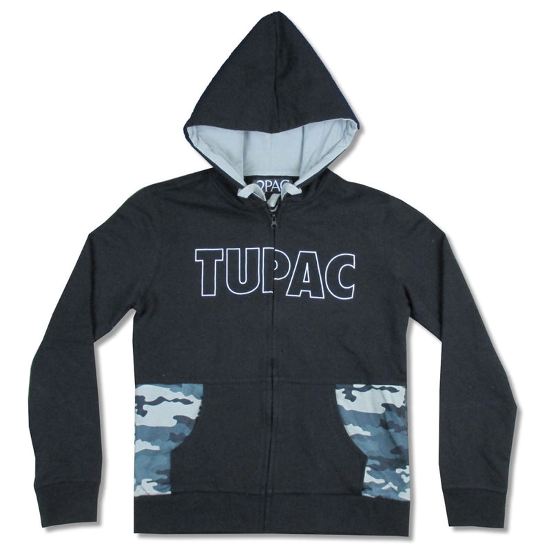 2PAC - Official Camo Zip Up Hooded Fleece [Limited Edition] / Hoodie & Sweatshirt / Men's