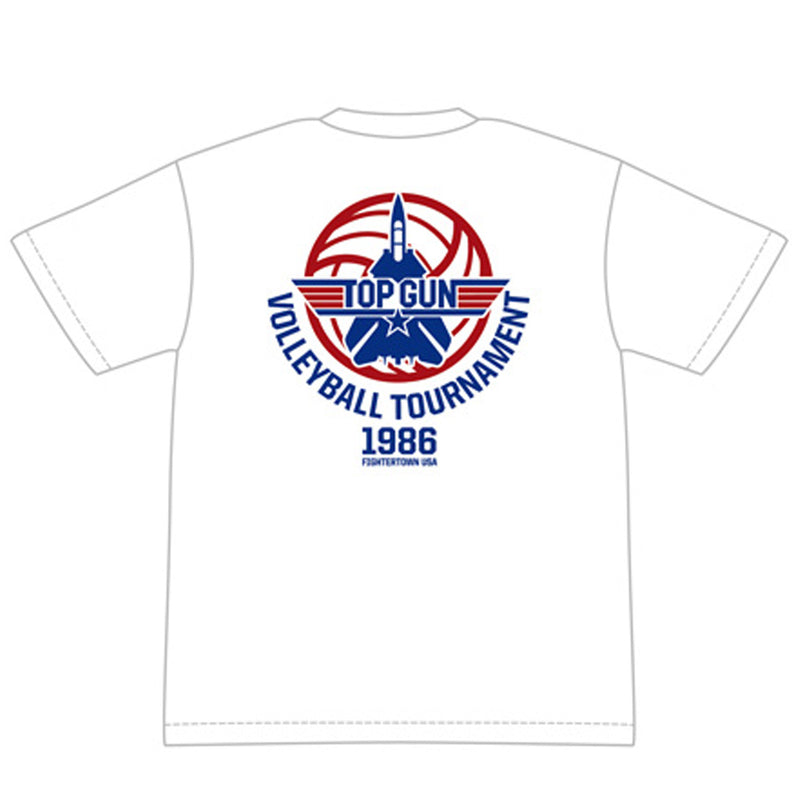 TOP GUN - Official Volleyball Tournament / Back Print / T-Shirt / Men's