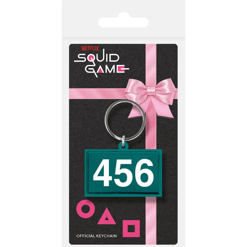 SQUID GAME - Official Numbers / Rubber Key Ring / keychain