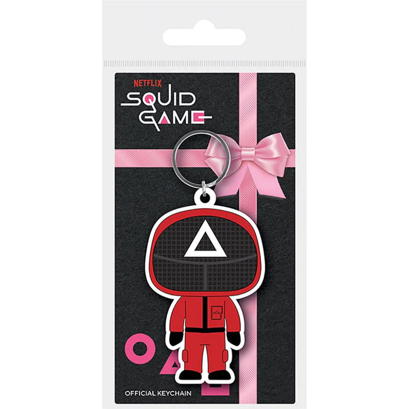 SQUID GAME - Official Triangle Guard / Rubber Key Ring / keychain