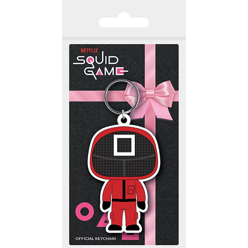 SQUID GAME - Official Square Guard / Rubber Key Ring / keychain