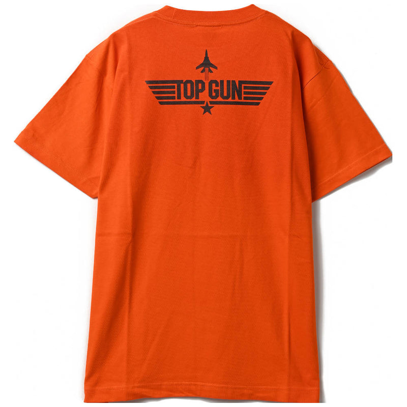 TOP GUN - Official Top Gun / Back Print / T-Shirt / Men's