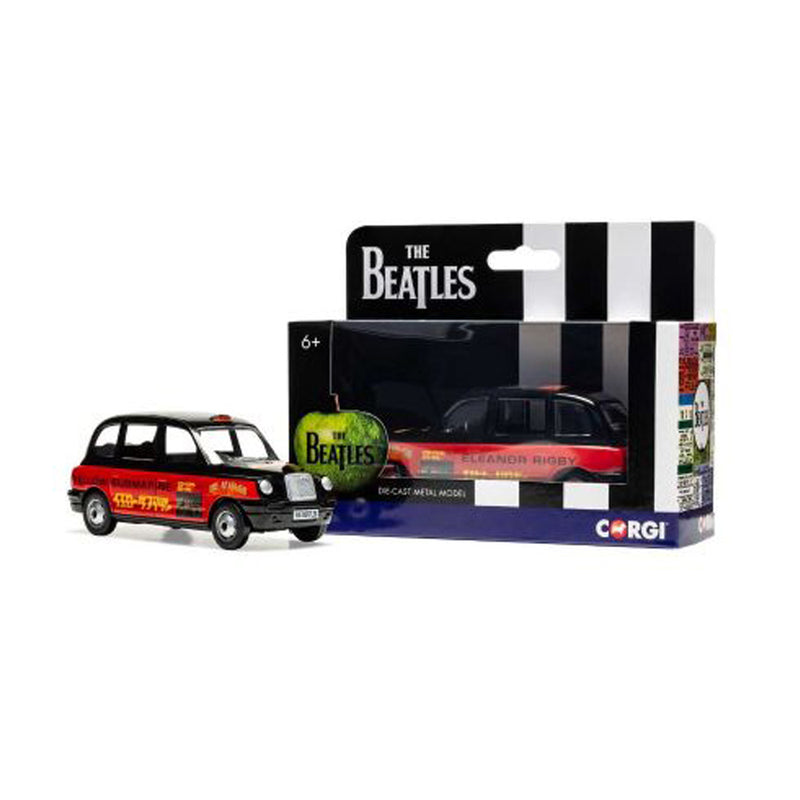 THE BEATLES - Official Corgi 1/36 The Beatles London Taxi / 'Yellow Submarine' / Figure