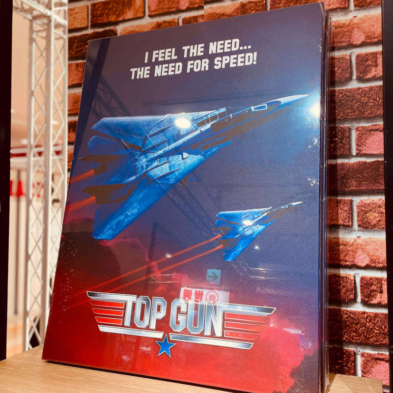 TOP GUN - Official Need For Speed Jets / Canvas And Printed Wooden Frame (60X80cm) / Framed Print