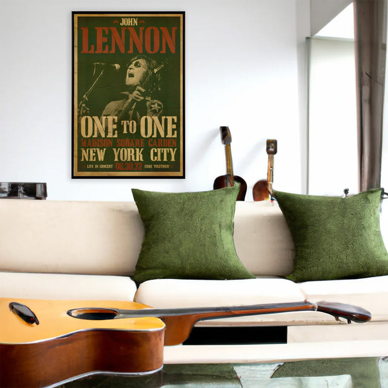 JOHN LENNON - Official One To One Concert / Poster