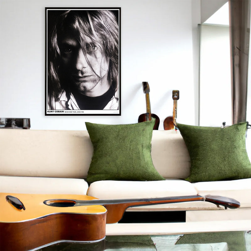 NIRVANA - Official Kurt Cobain 1992 / Poster