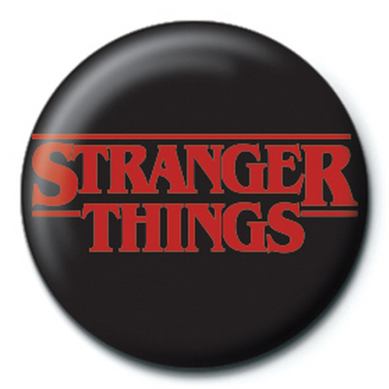 STRANGER THINGS - Official Logo / Button Badge