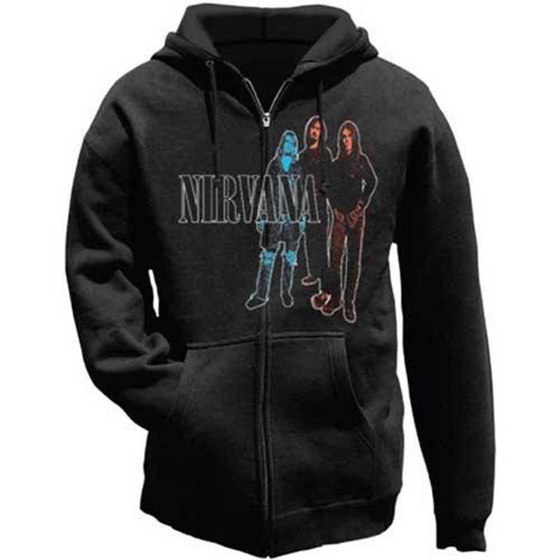 NIRVANA - Official Nirvana Fleece / Zip / Hoodie & Sweatshirt / Men's