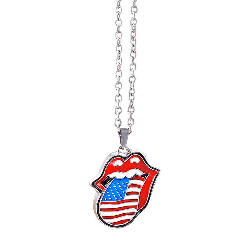 ROLLING STONES - Official Usa Tongue Necklace / Necklace
