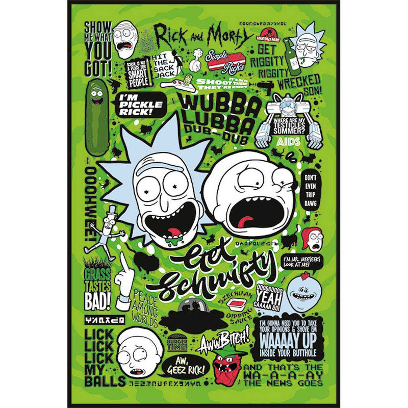RICK AND MORTY - Official Quotes / Poster