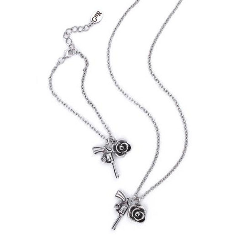 GUNS N ROSES - Official Charm Necklace And Bracelet Set / Necklace