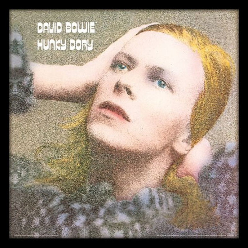 DAVID BOWIE - Official Hunky Dory (Album Cover Framed Print) / Framed Print