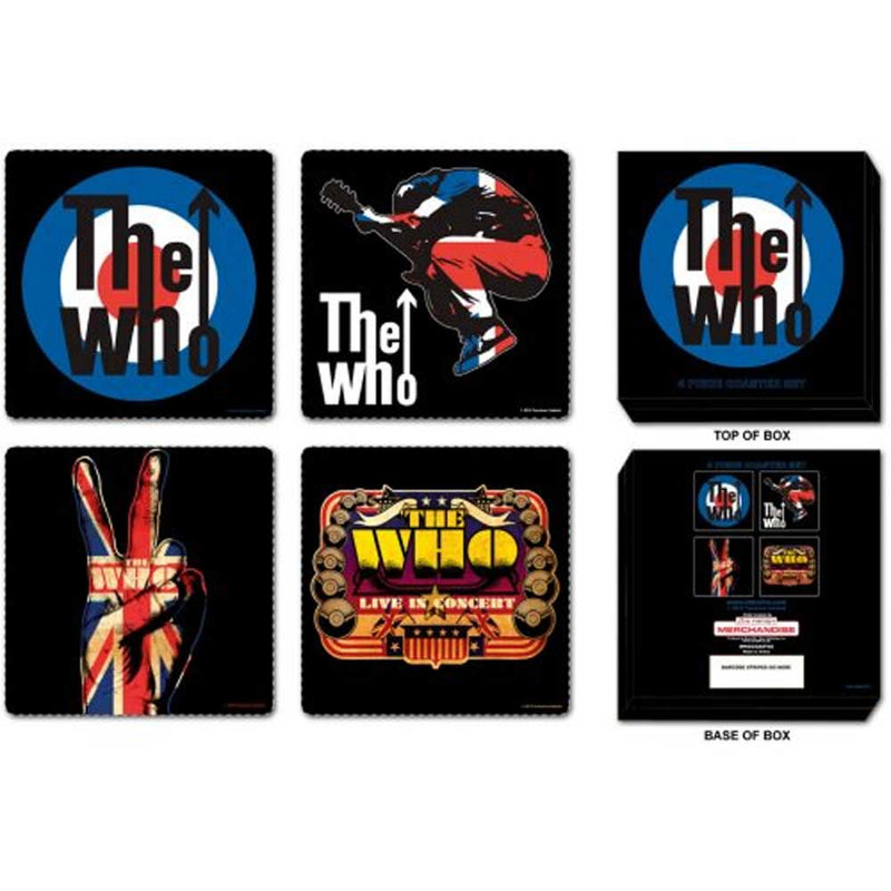 THE WHO - Official Mixed Designs Coaster Set / Coaster