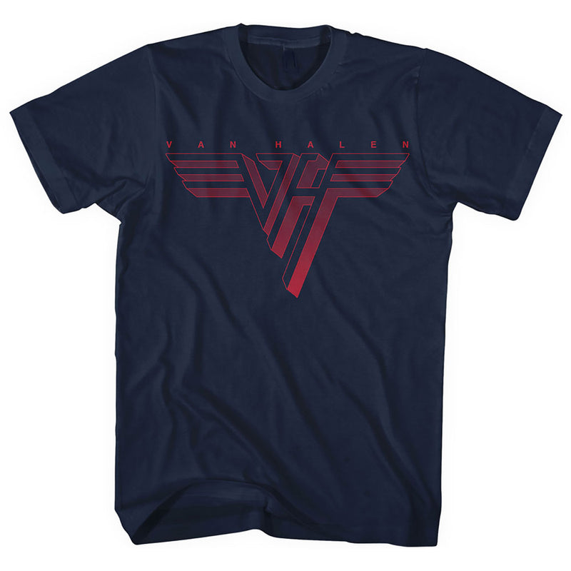 VAN HALEN - Official Classic Red Logo / T-Shirt / Men's
