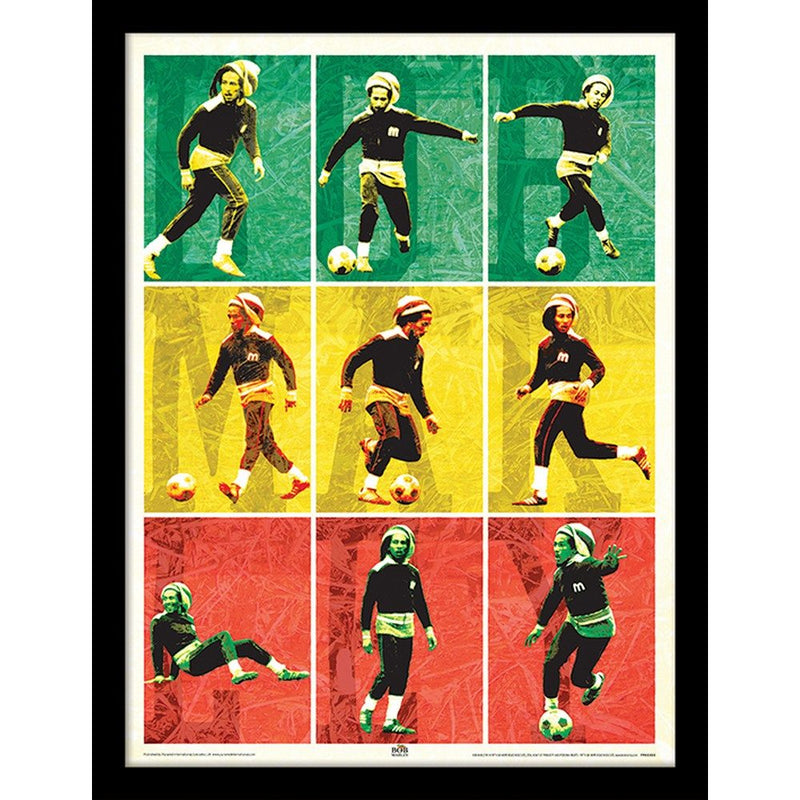 BOB MARLEY - Official Football / Framed Print