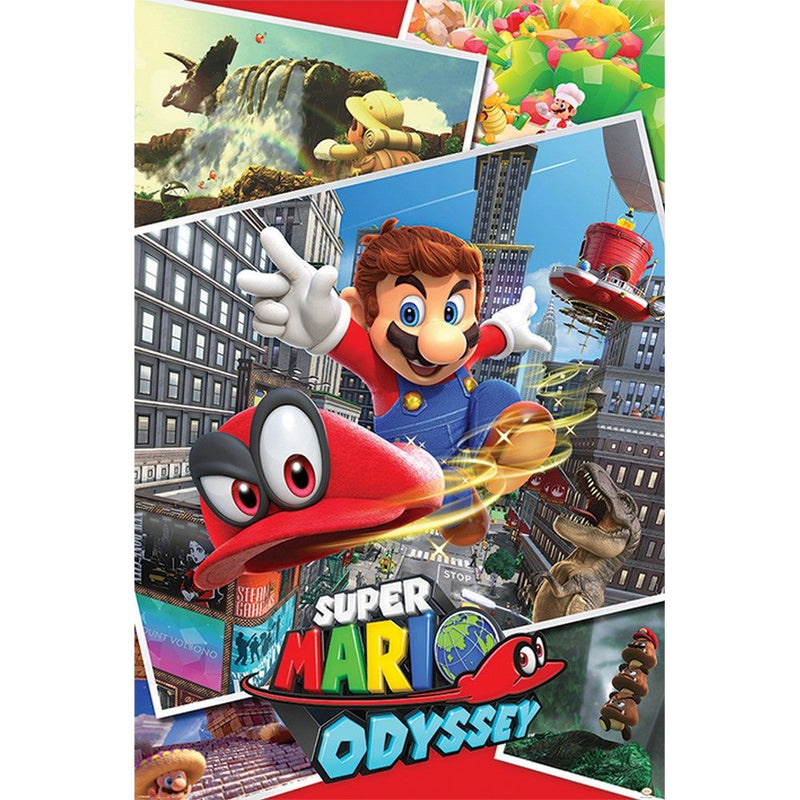 SUPER MARIO - Official Odyssey (Collage) / Poster