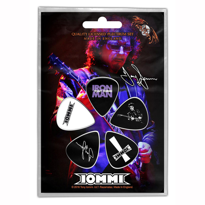 BLACK SABBATH - Official Tony Iommi 'Iommi' Plectrum Pack / Guitar Pick