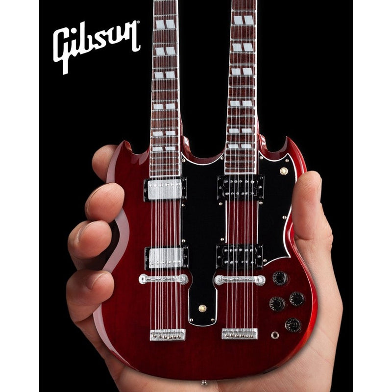 GIBSON - Official Sg Eds-1275 Doubleneck Cherry / Miniature Musical Instrument