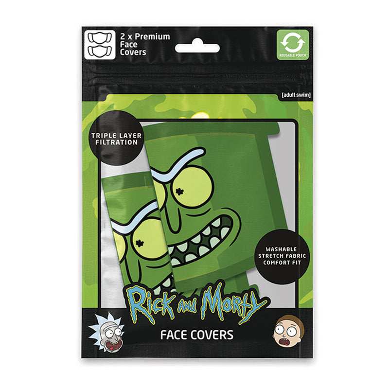 RICK AND MORTY - Official Pickle Rick 2-Sheet Set / Fashion Mask