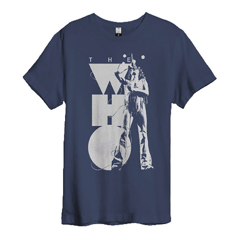 THE WHO - Official A-Color Surge / Indigo / Amplified (Brand) / T-Shirt / Men's