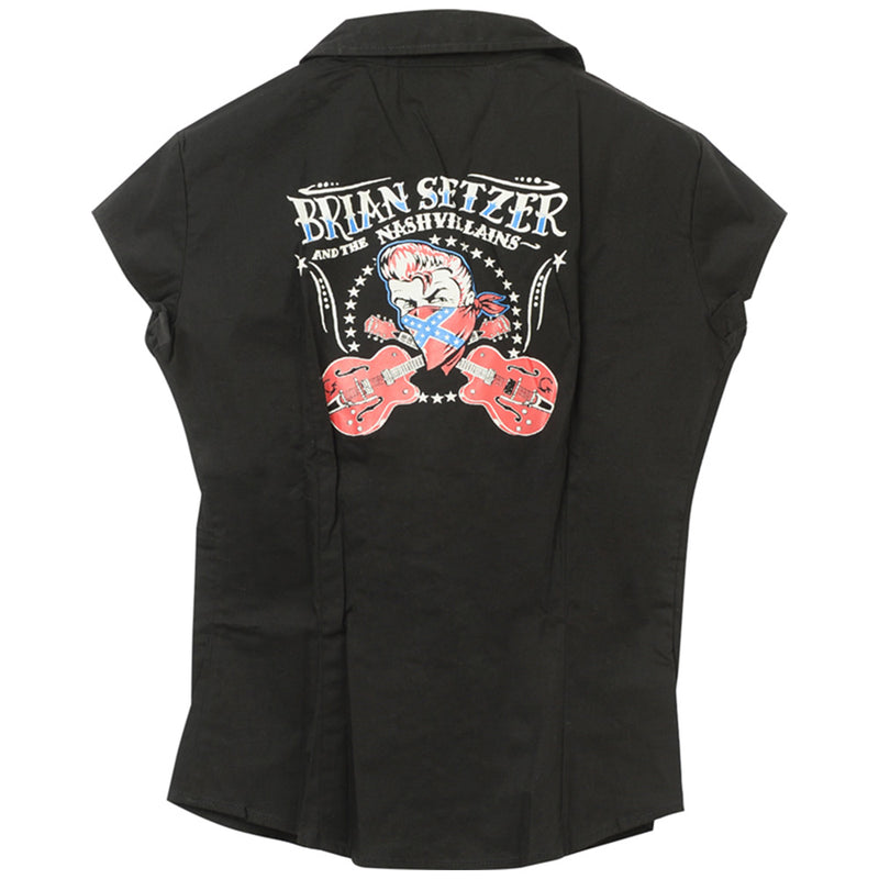 BRIAN SETZER - Official Girls Western Shirt / Shirt / Women's