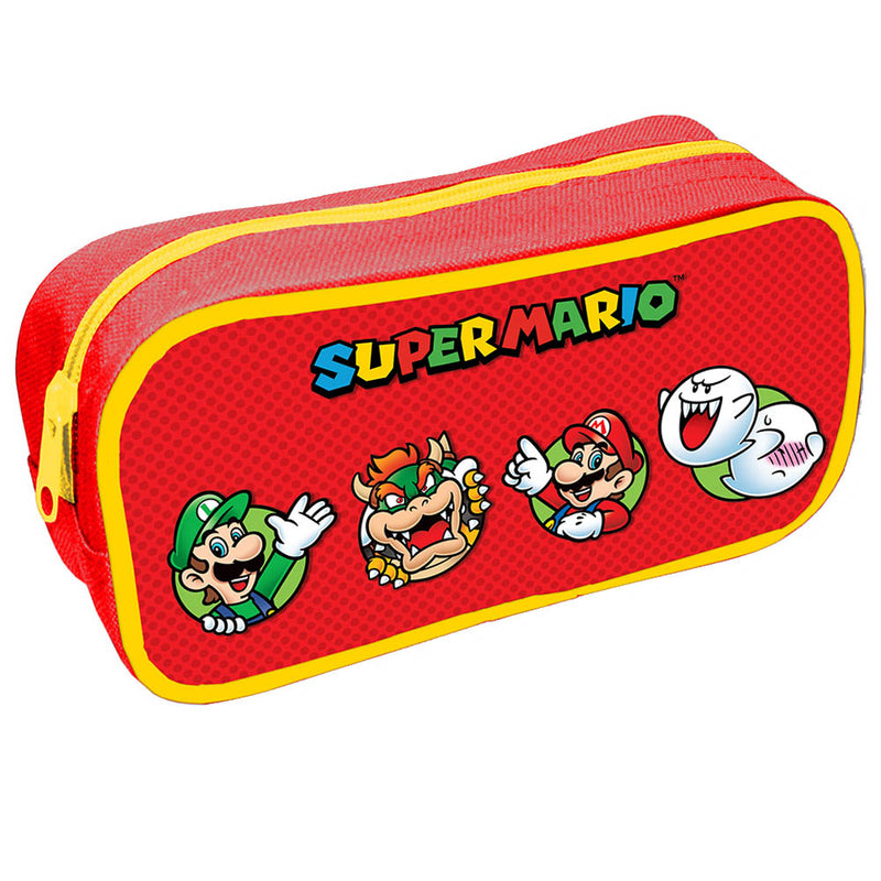 SUPER MARIO - Official Character Circles / Pen Case / Stationery