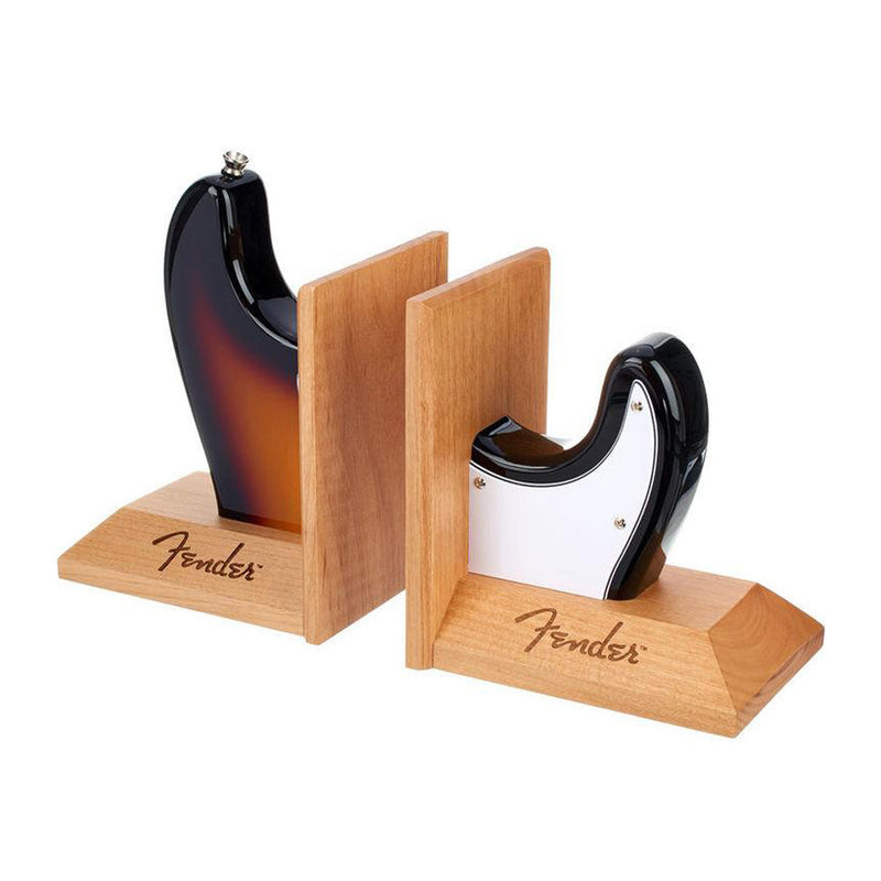 FENDER - Official Stratocaster Body Guitar Bookends - Officially Licensed / Interior Figurine