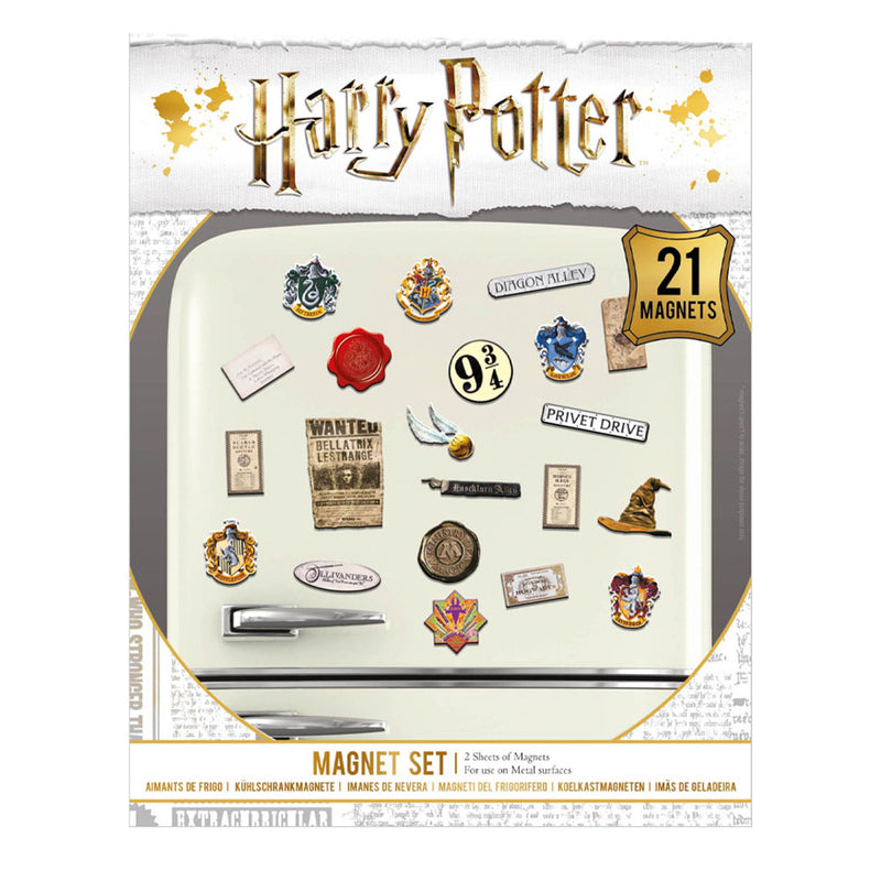 HARRY POTTER - Official Wizardry21 Pieces / Fridge Magnet