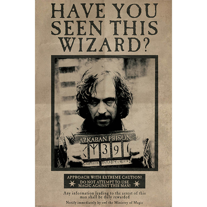 HARRY POTTER - Official Wanted Sirius Black / Poster