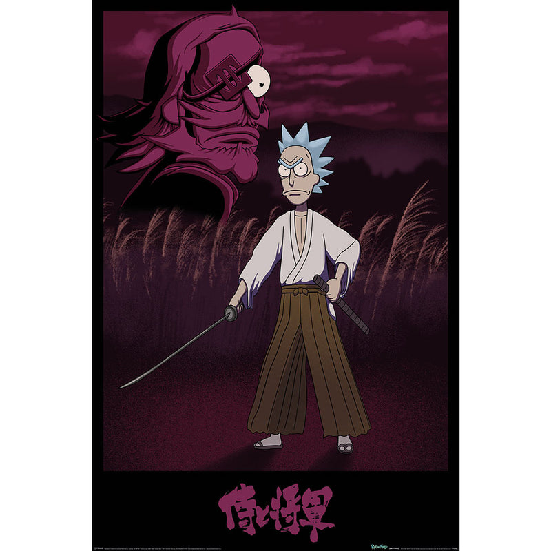 RICK AND MORTY - Official Samurai Rick / Poster