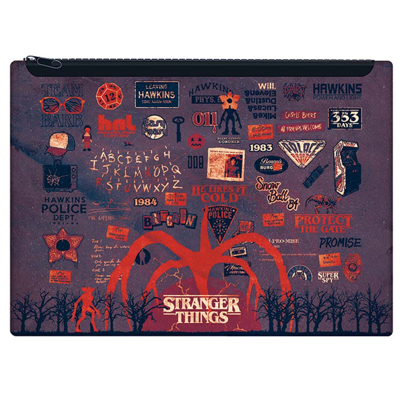 STRANGER THINGS - Official Upside Down / Pen Case / Stationery